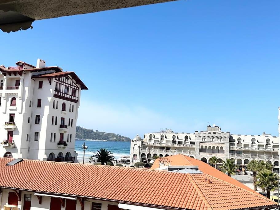 Hendaye Plage Charmant Studio 2Pers Avec Grande Terrasse Vue Mer Экстерьер фото